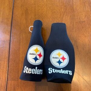 Pittsburgh Steelers bottle coozies.